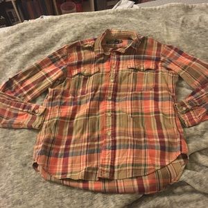 Men’s Polo Ralph Lauren Elbow Patch Flannel Size M